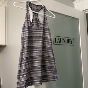 Lululemon Cool Racerback coal strata stripe